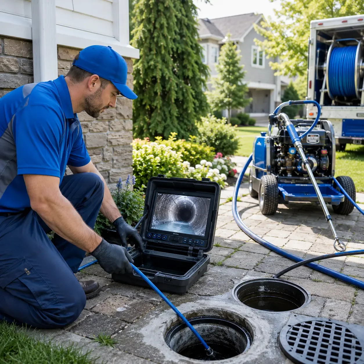 Outdoor drain cleaning professionals serving Fargo, ND